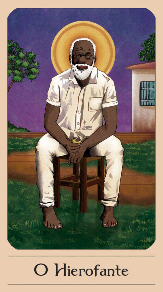 O Hierofante — Tarô de Yala