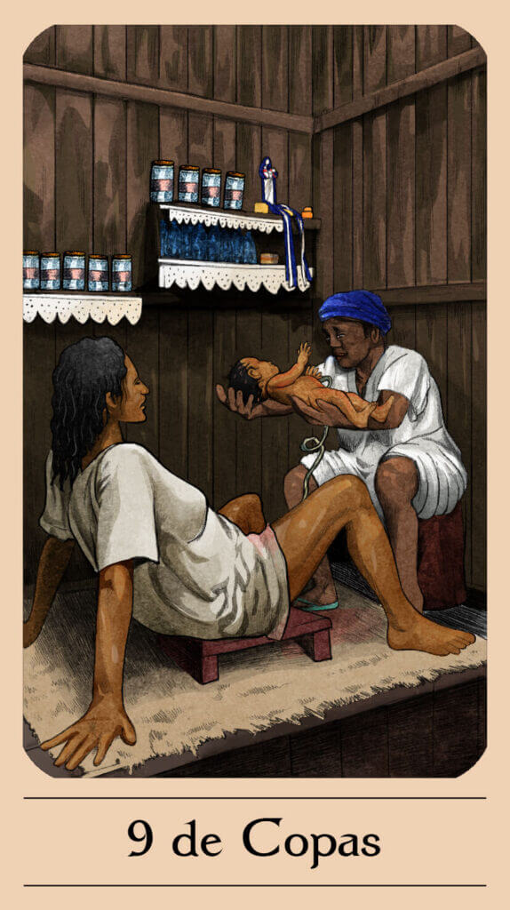 9 de Copas — Tarô de Yala