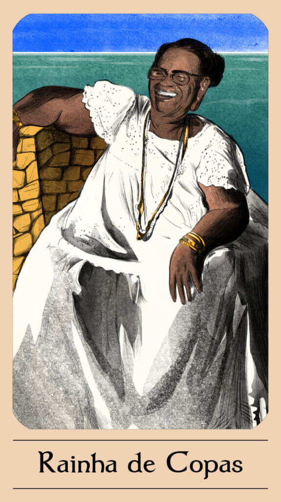 Rainha de Copas — Tarô de Yala