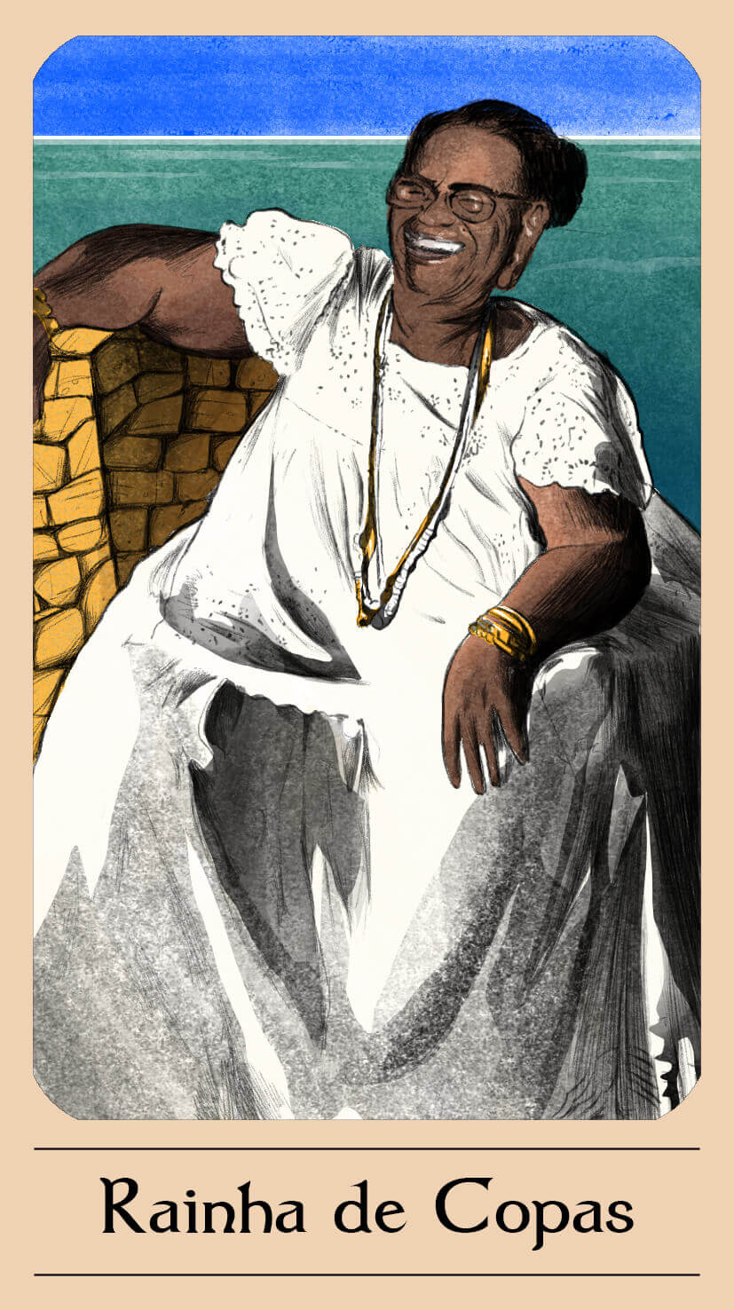 Rainha de Copas — Tarô de Yala