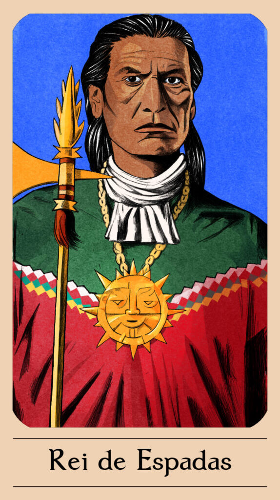 Rei de Espadas — Tarô de Yala